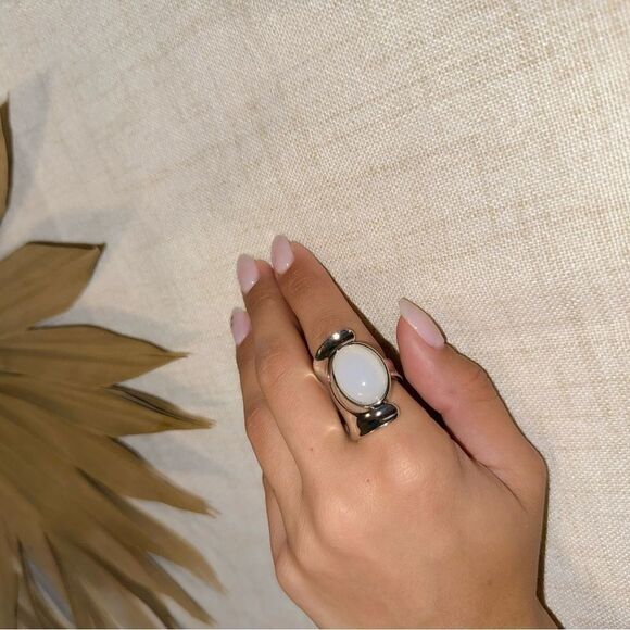 Silver boho ring M524 - Picture 4 of 4